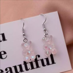 New Gummy Bear Dangle Women Girl DIY Cartoon Animal Bear Creative Drop Earrings